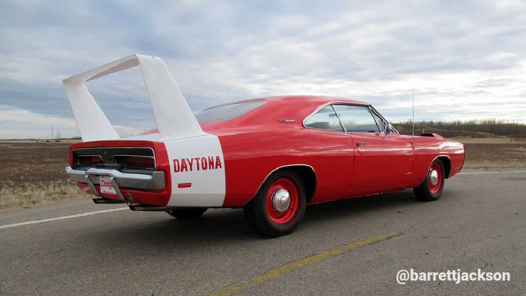 Photo of a red 1969 Dodge Charger Daytona