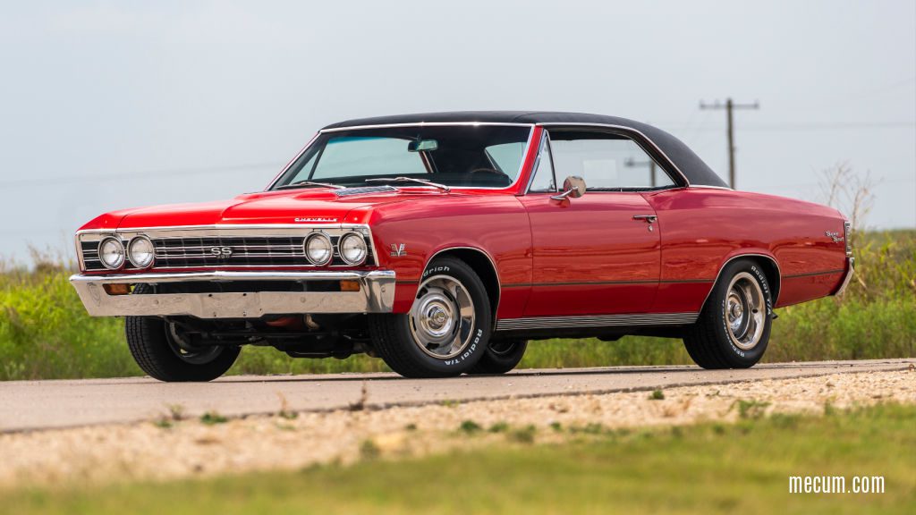 Photo of a 1967 SS Chevelle, a symbol of American muscle.