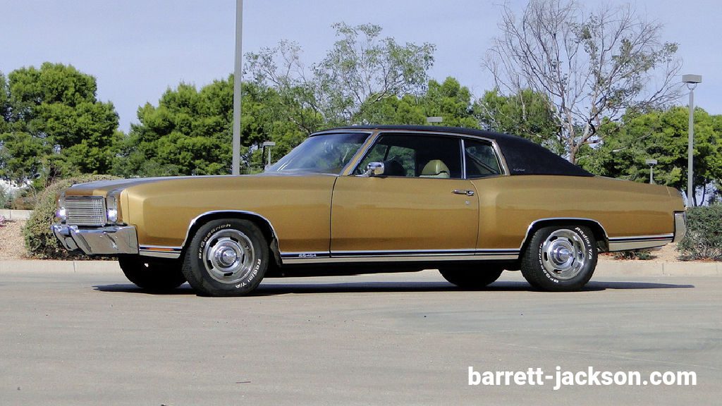 Photo of a 1970 Monte Carlo SS in Gold