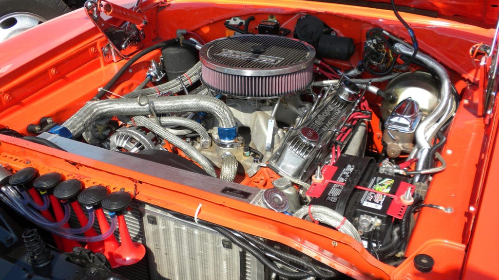 Photo of the General Lee Car's Engine