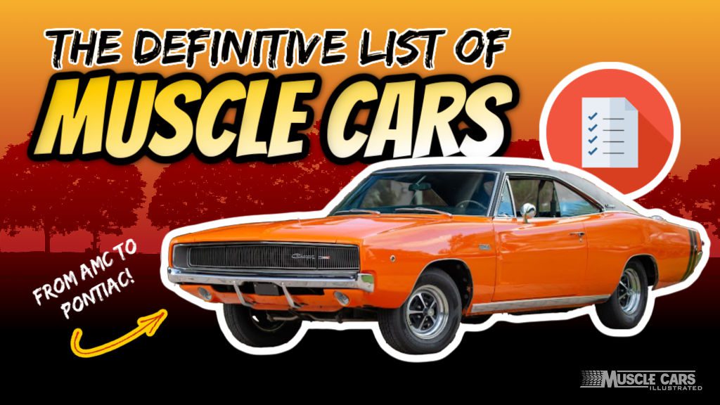 List of Muscle Cars