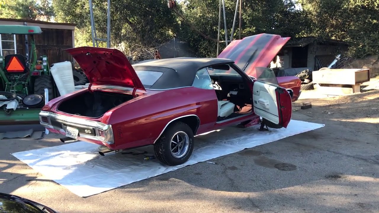 Fake 1970 SS454 LS6 Chevelle Convertible for Sale Exposed