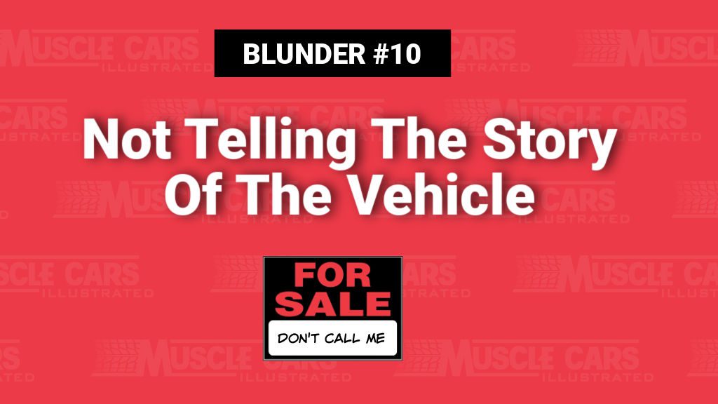 Not Telling the Story of the Vehicle Graphic