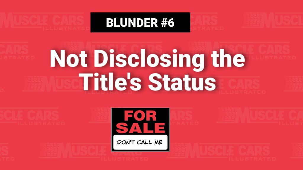 Not Disclosing The Title's Status Graphic