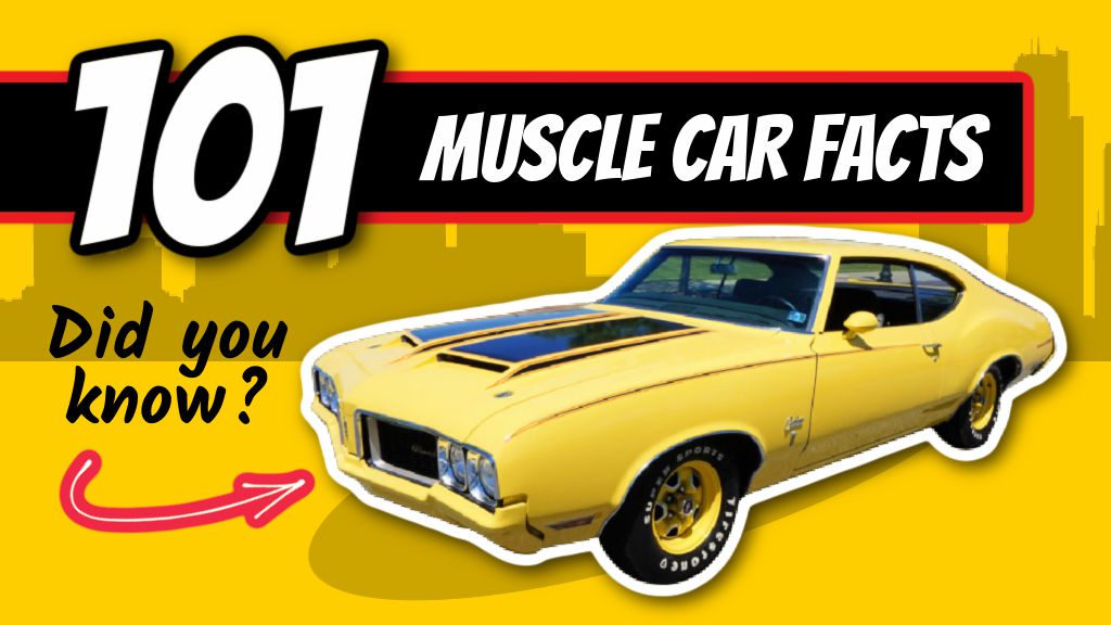 Muscle Car Facts Graphic