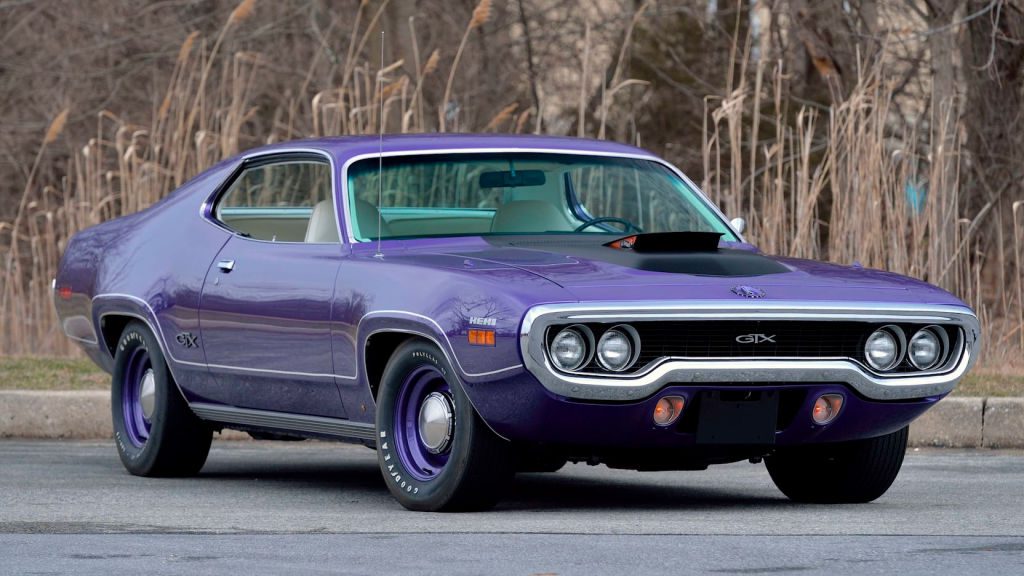 In Violet 1971 Plymouth GTX