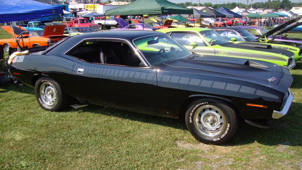Photo of the completed restoration on a 1970 Plymouth AAR Cuda.