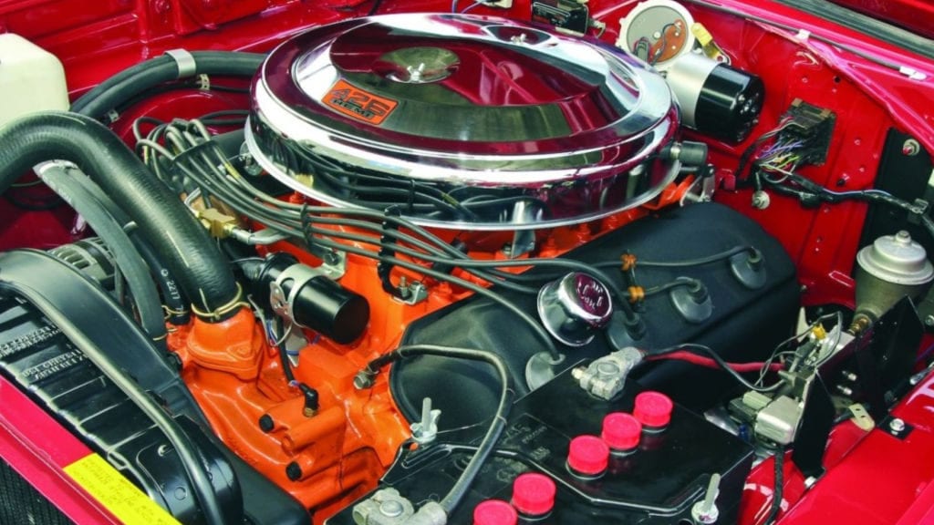 1966 Muscle Cars - Hemi Engine Compartment