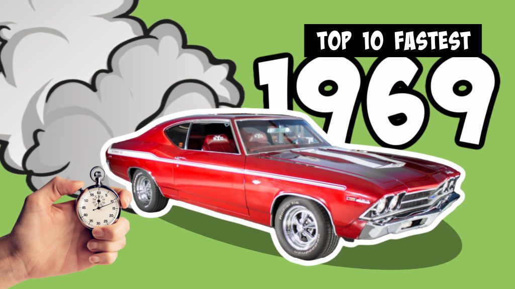 Fastest Muscle Cars of 1969 Graphic