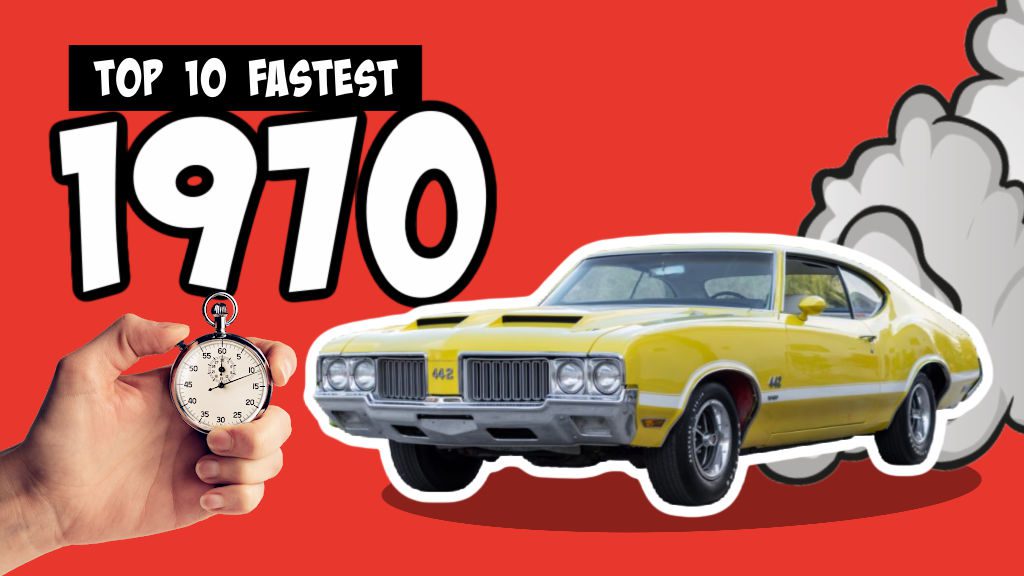 Fastest Muscle Cars of 1970 Graphic
