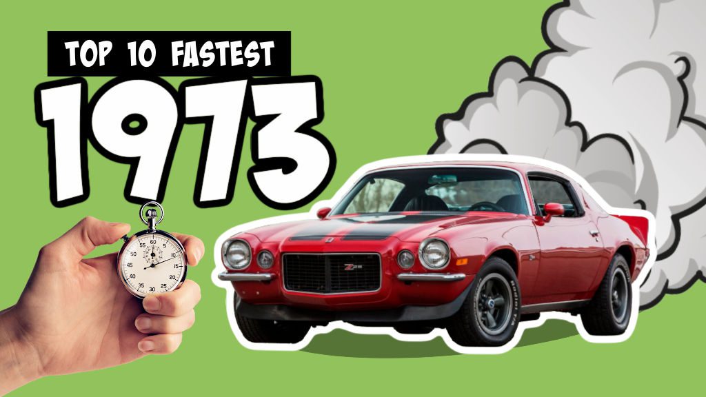 Fastest Muscle Cars of 1973 Graphic