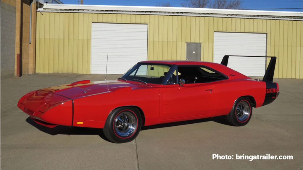 Photo of a Red 1969 Dodge Charger Daytona American Muscle Car