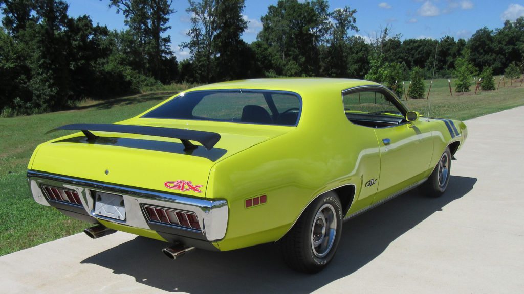 Photo of a Curious Yellow 1971 Plymouth GTX