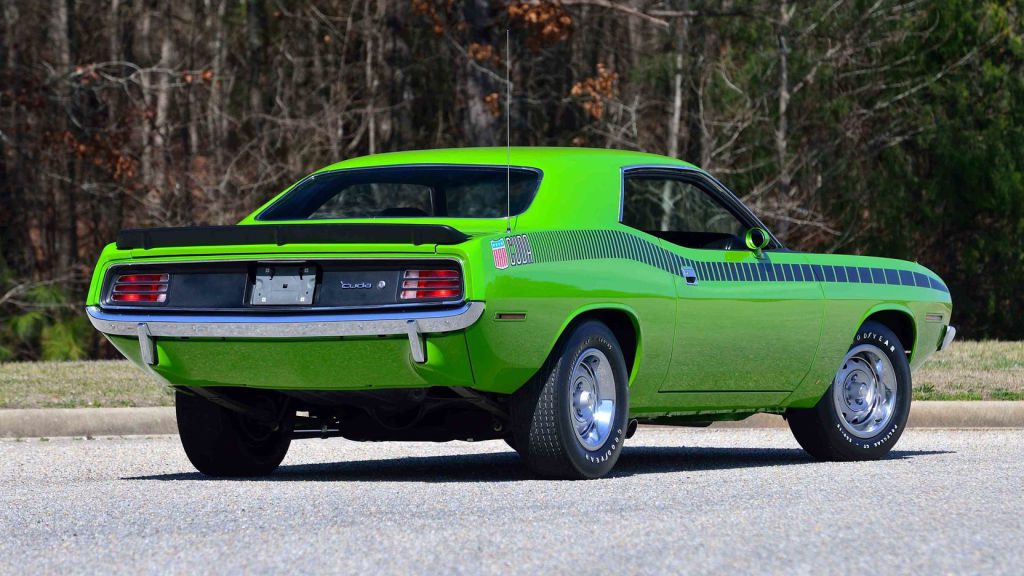 Photo of a Sassy Green 1970 Plymouth AAR Cuda
