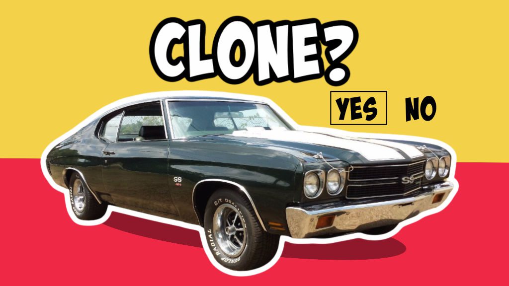 Muscle Car Clones Graphic