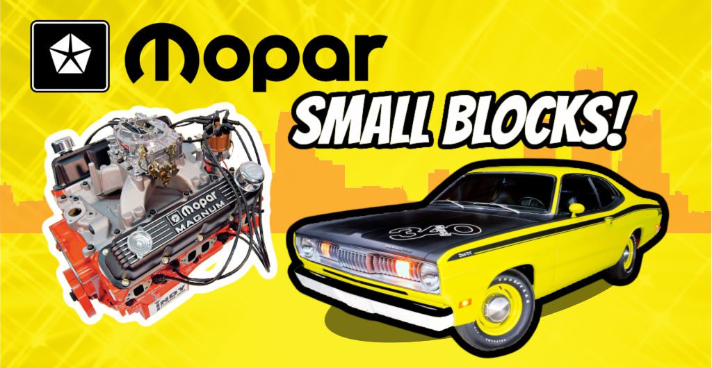 Small Block Mopar Muscle Cars Graphic